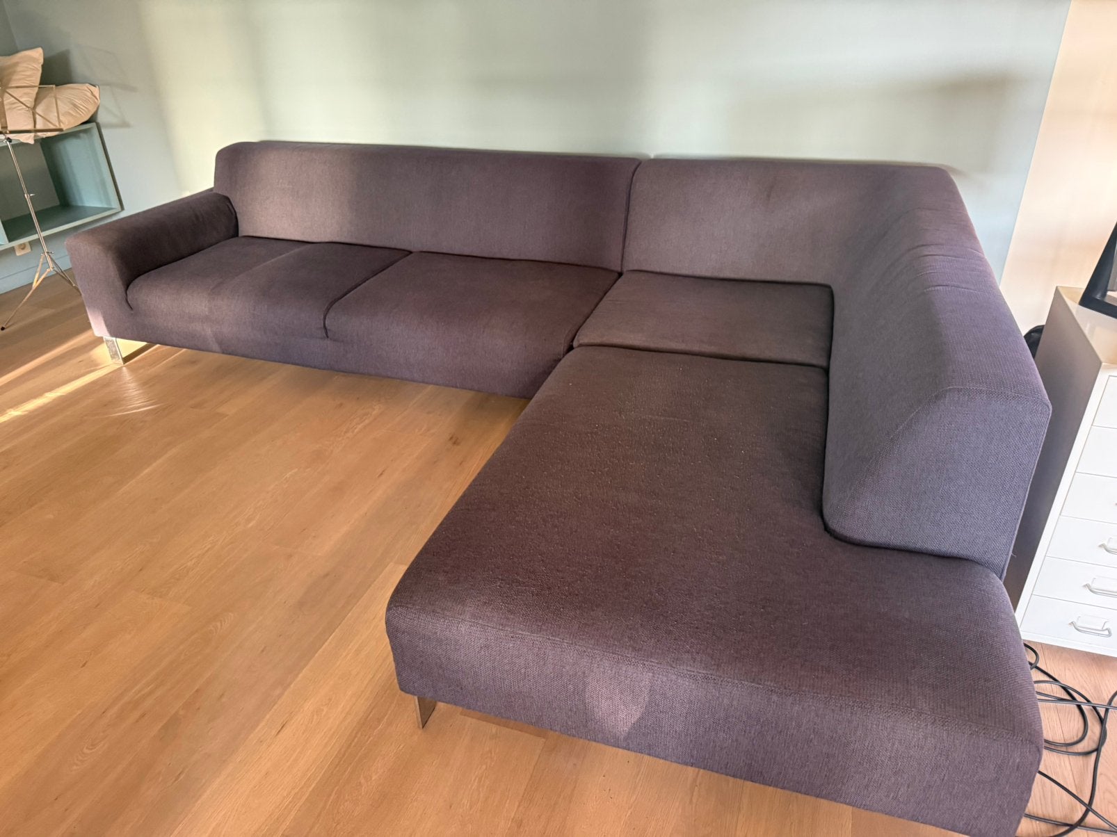 Sofa in 2 delen, Enlèvement, Utilisé, Tissus