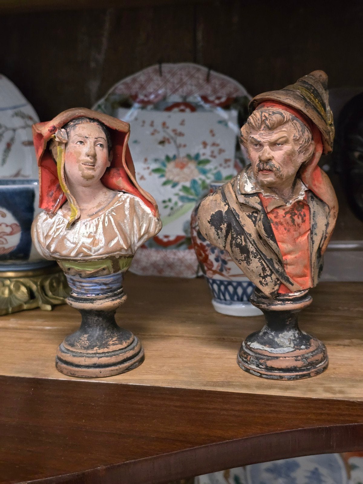 antieke terracotta beeldjes, Ophalen of Verzenden