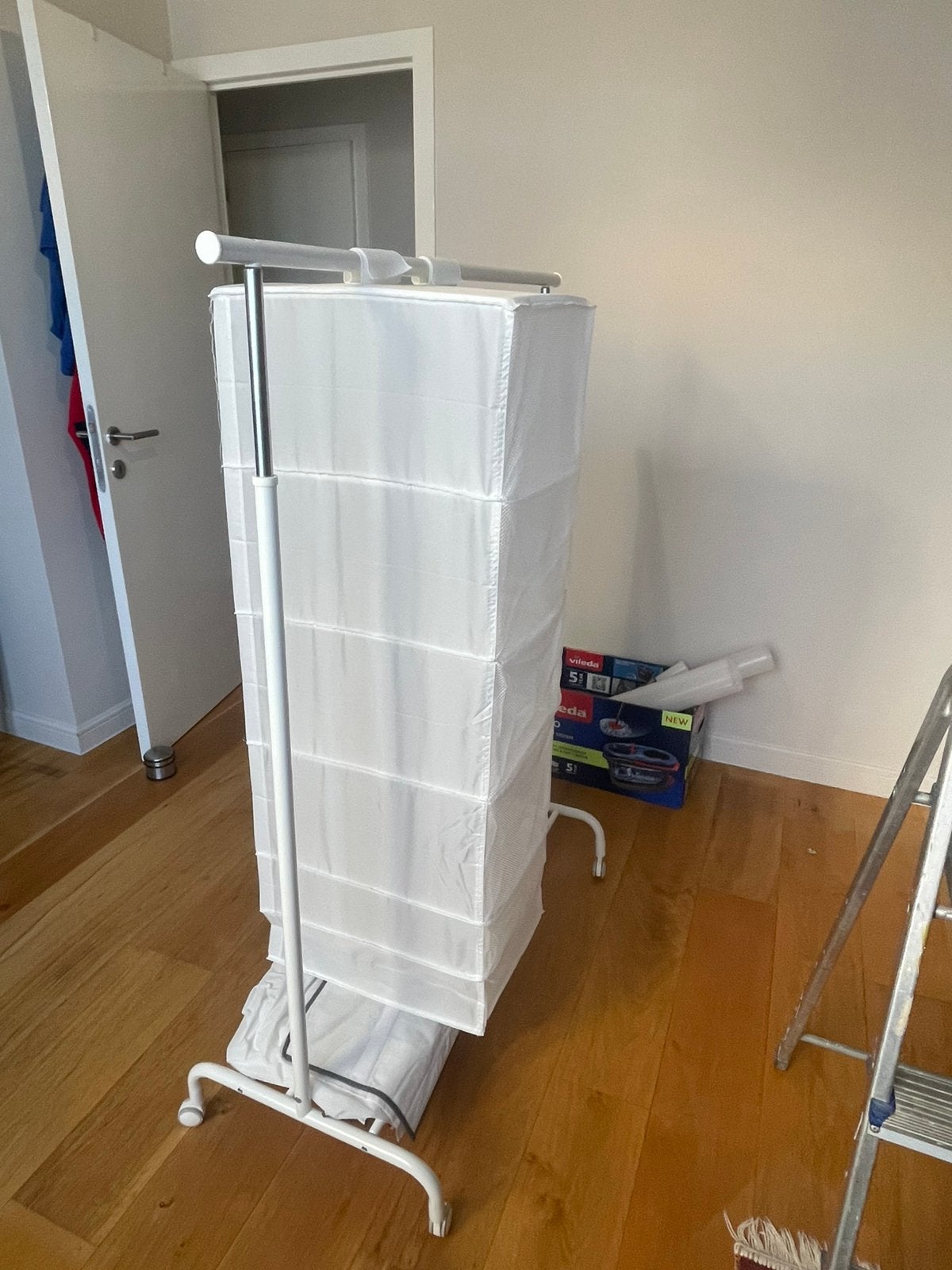 Kleding stang met 1 gordijnroedes, Huis en Inrichting, Ophalen, Gebruikt