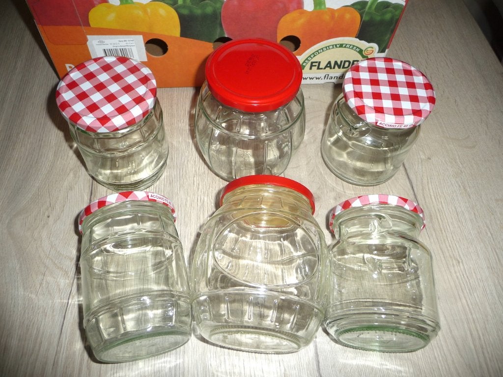 Bocaux à confiture grand format (jusqu'à 41 pièces), Maison & Meubles, Enlèvement, Comme neuf, Verre, Casserole, Bidon ou Boîte