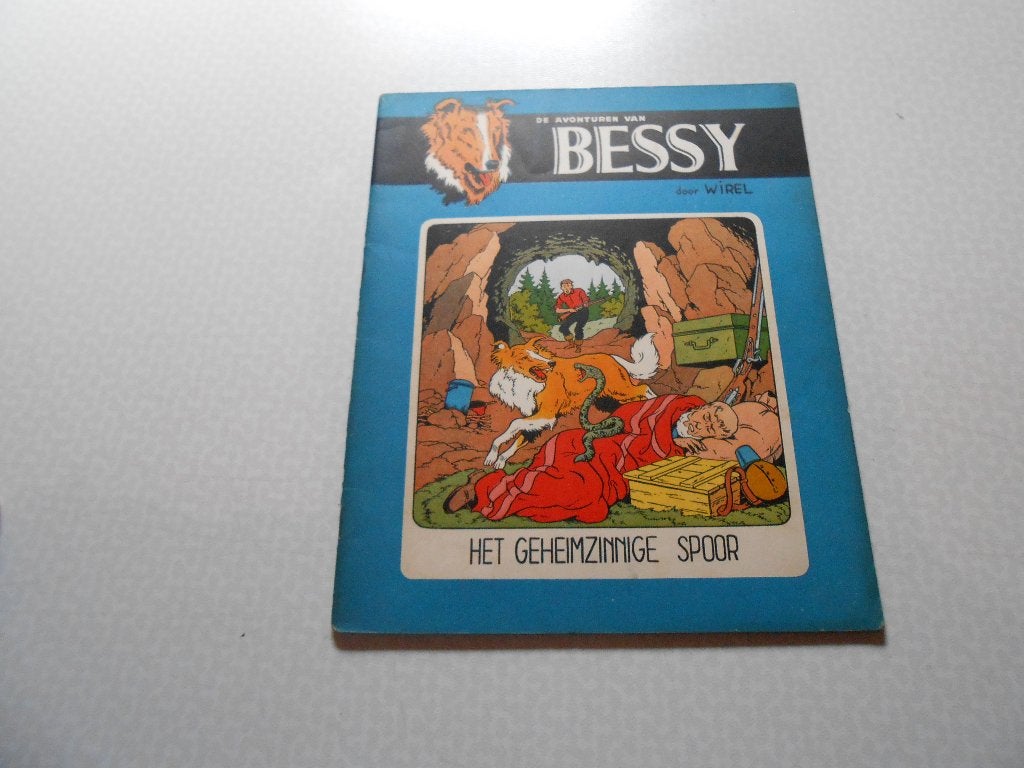 Bessy 3 Het geheimzinnige spoor 1954 1 ste druk., Willy vandersteen, Eén stripboek, Ophalen of Verzenden, Zo goed als nieuw