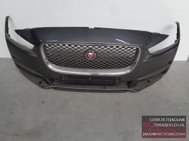 Voorbumper, gril en onderplaat Jaguar XE grijs T2N7604LML +, Auto-onderdelen, Carrosserie, Bumper, Jaguar, Voor, Gebruikt, Herkomst onderdeel bekend