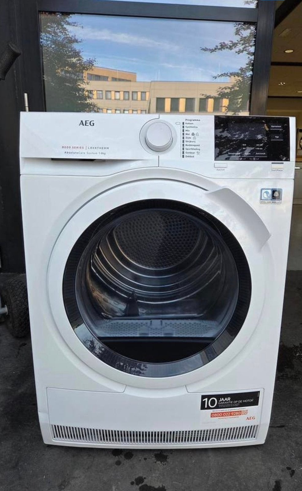 Aeg Warmtepomp droogkast  8000series  8 kg, Elektronische apparatuur, 6 tot 8 kg, Gebruikt, Minder dan 85 cm, Overige typen