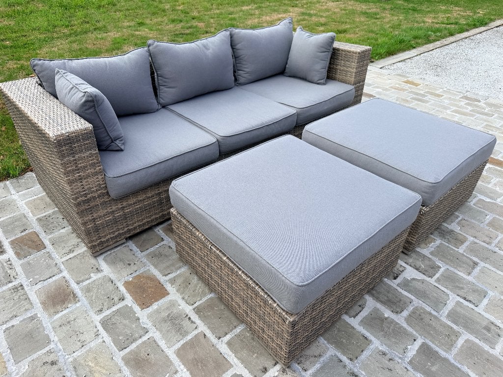 loungezetel loungeset tuinset, Ophalen, Kunststof, 3 zitplaatsen, Bank