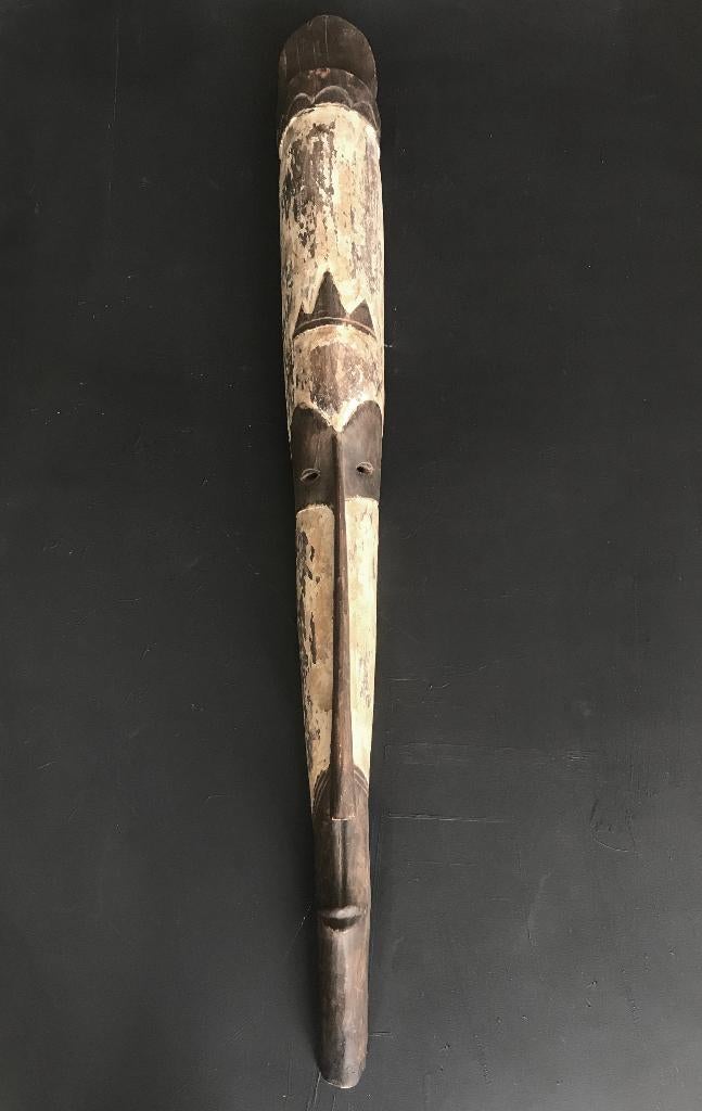 Groot Afrikaans Fang masker, Antiek en Kunst, Ophalen, Overige onderwerpen, Handgemaakt, Hout