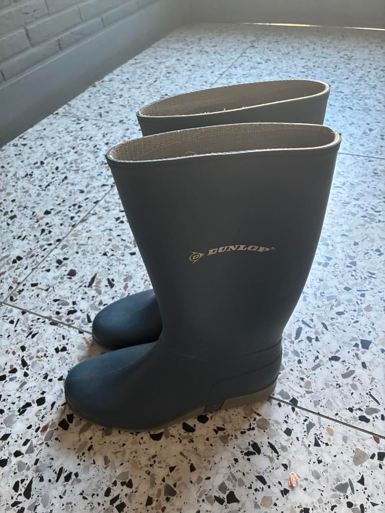 Regenlaarzen Dunlop maat 38, Ophalen, Zo goed als nieuw