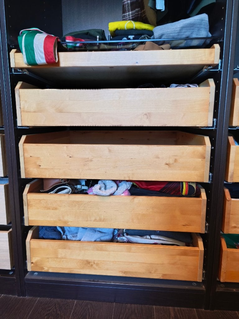 Komplement lades voor Pax kast Ikea, Maison & Meubles, Enlèvement, Comme neuf, Chêne, Avec tiroir(s)