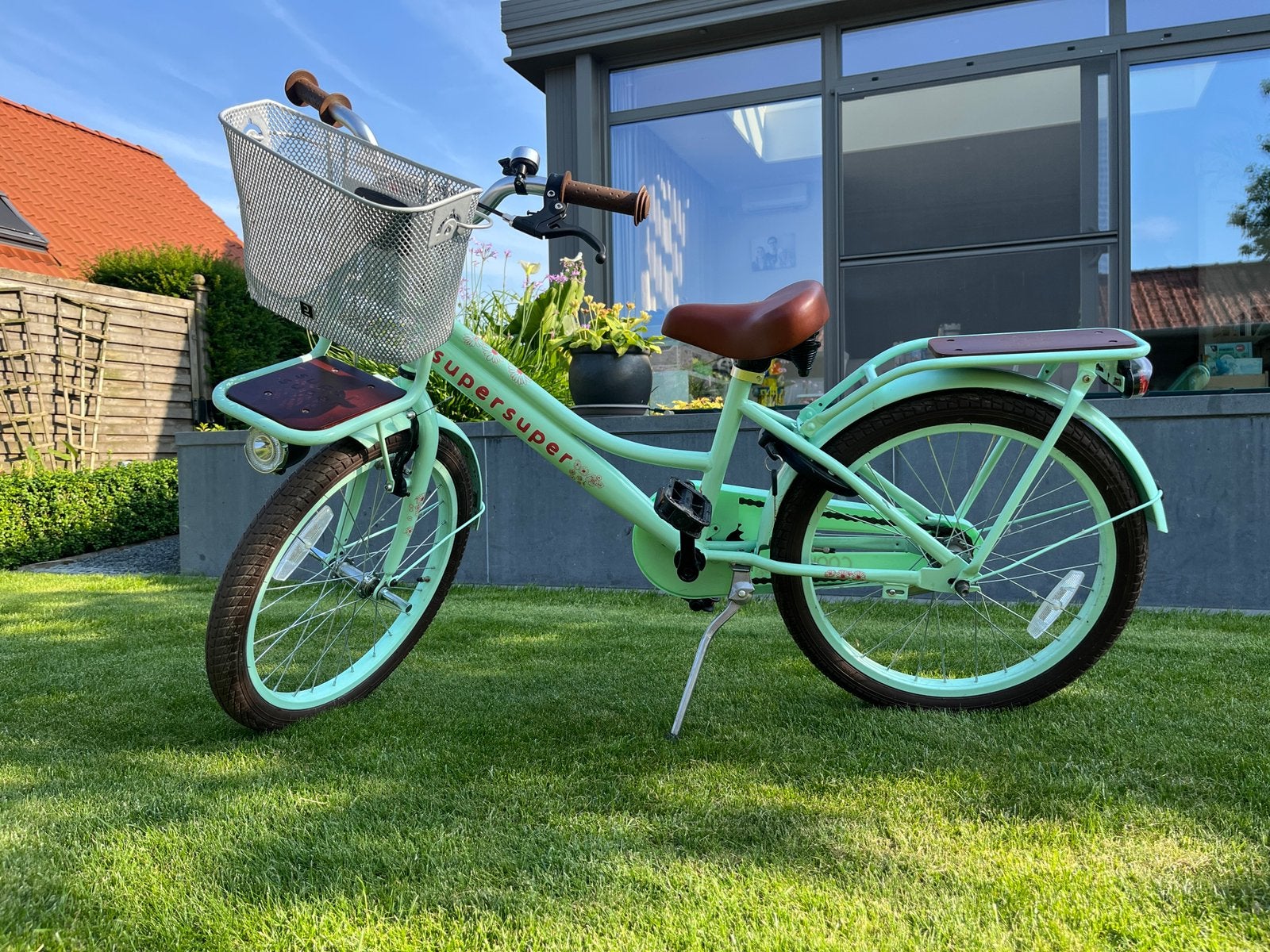 Kinderfiets meisjesfiets - 20 inch - zo goed als nieuw!, Enlèvement, Comme neuf, Frein à rétropédalage, 20 pouces ou plus