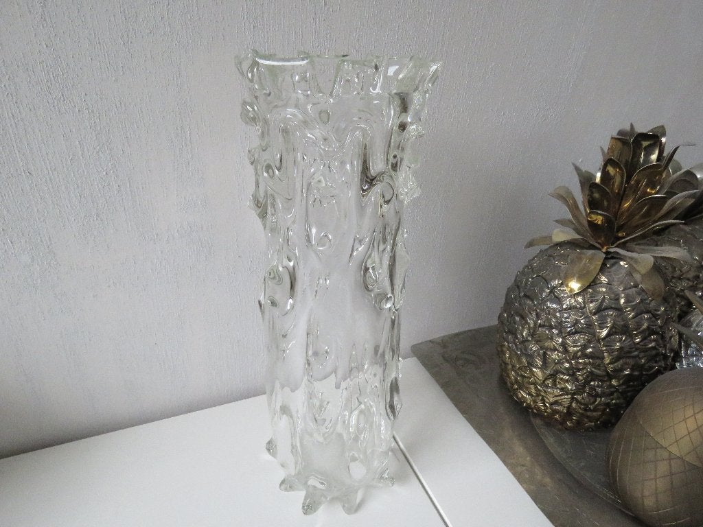 Vintage vaas Mugnoni Murano vaas Italie, 1940 Barovier, Ophalen of Verzenden