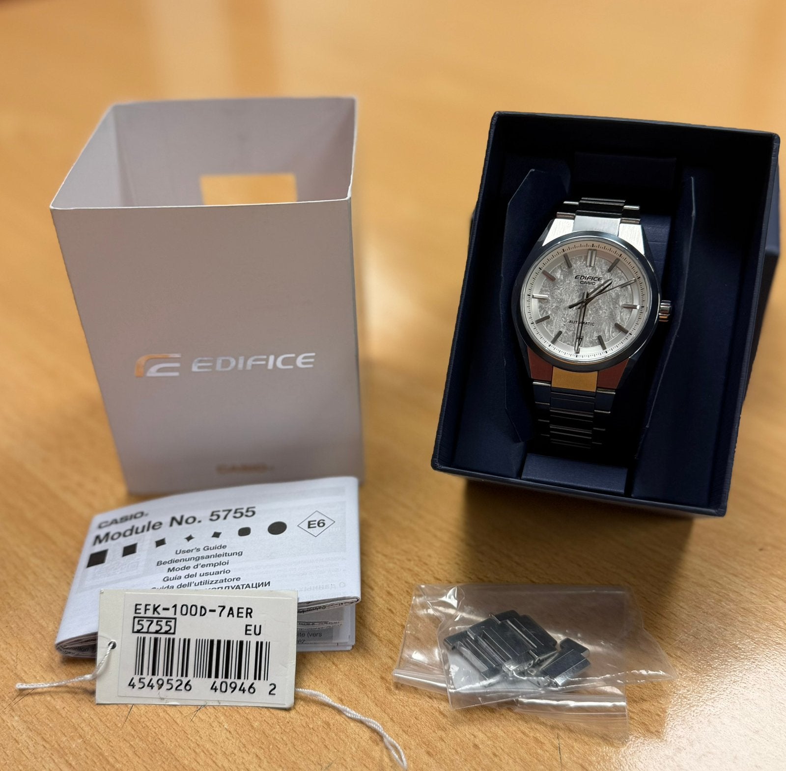 Casio Edifice Automatique, Bijoux, Sacs & Beauté, Montre-bracelet, Casio, Acier, Enlèvement