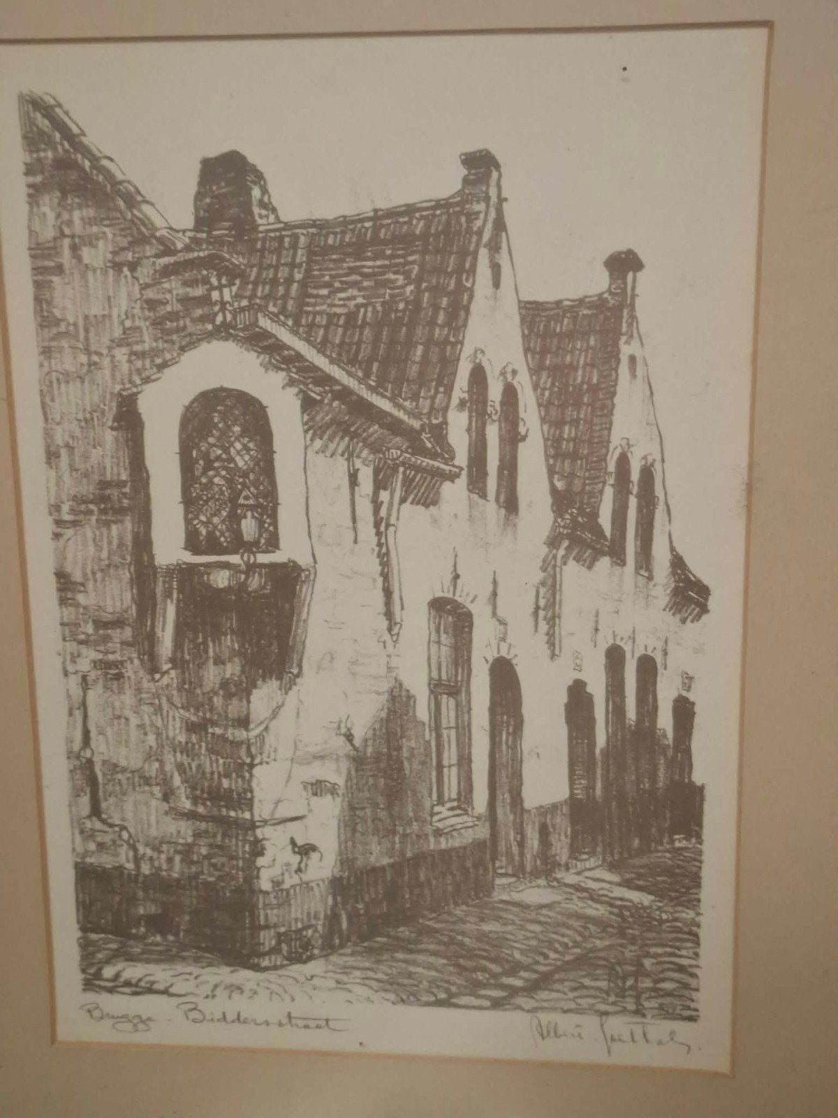 tekening ridderstraat brugge, Enlèvement