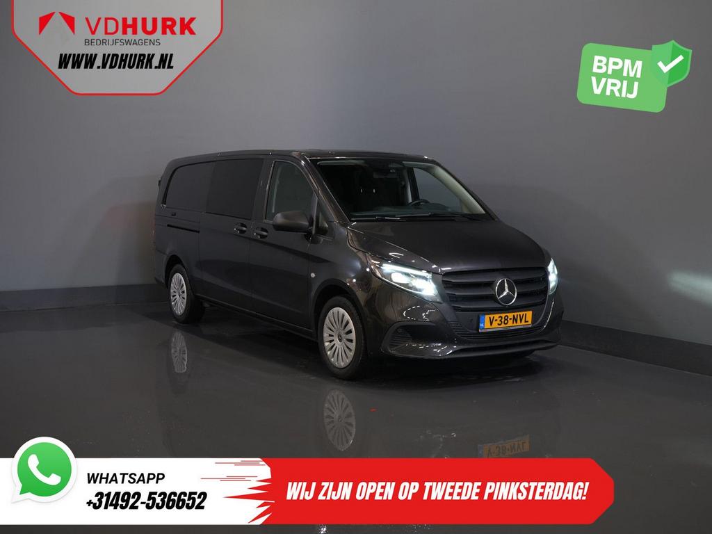 Mercedes-Benz Vito 116 CDI Aut. L3 DC Dubbel Cabine BPM VRIJ, Argent ou Gris, Achat, Entreprise, Mercedes-Benz