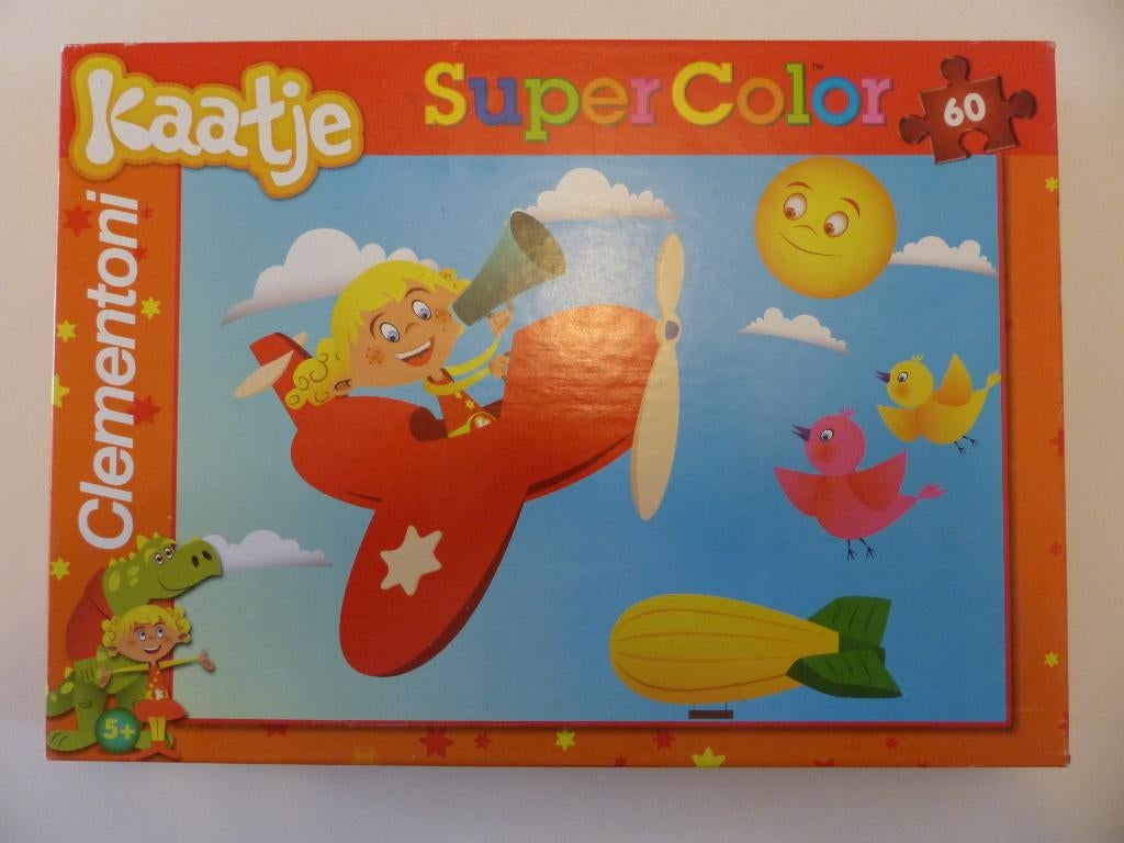 Puzzel kaatje 5+ 60 stukjes, Ophalen of Verzenden, Meer dan 50 stukjes, Zo goed als nieuw, 4 tot 6 jaar