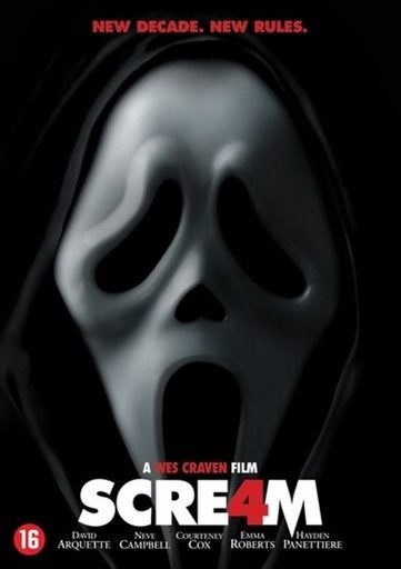 Scream 4 (2011) Dvd, Cd's en Dvd's, Dvd's | Horror, Vanaf 16 jaar, Ophalen of Verzenden, Gebruikt, Engels