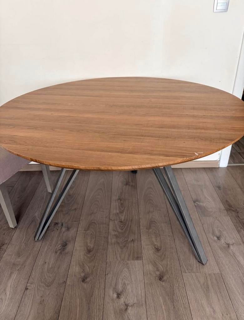 Ronde tafel, Ophalen, Gebruikt, Metaal