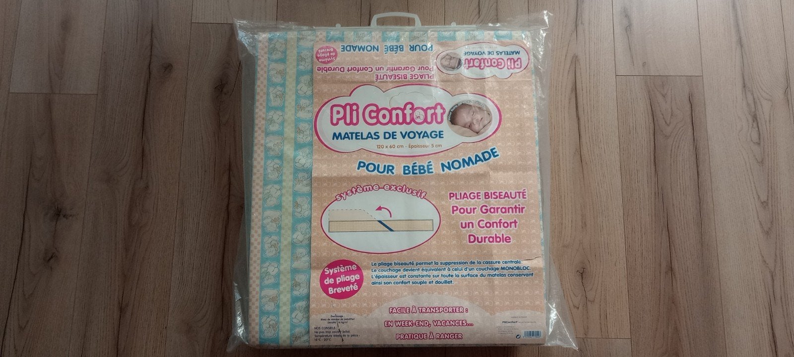 Matelas de voyage pour bébé vintage, Maison & Meubles, Enlèvement, Utilisé