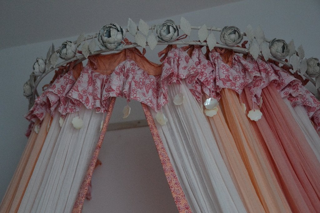 Gordijnroede / Klamboe romantisch - landelijk Shabby chic, Neuf, Enlèvement ou Envoi, Autres marques, Moustiquaire