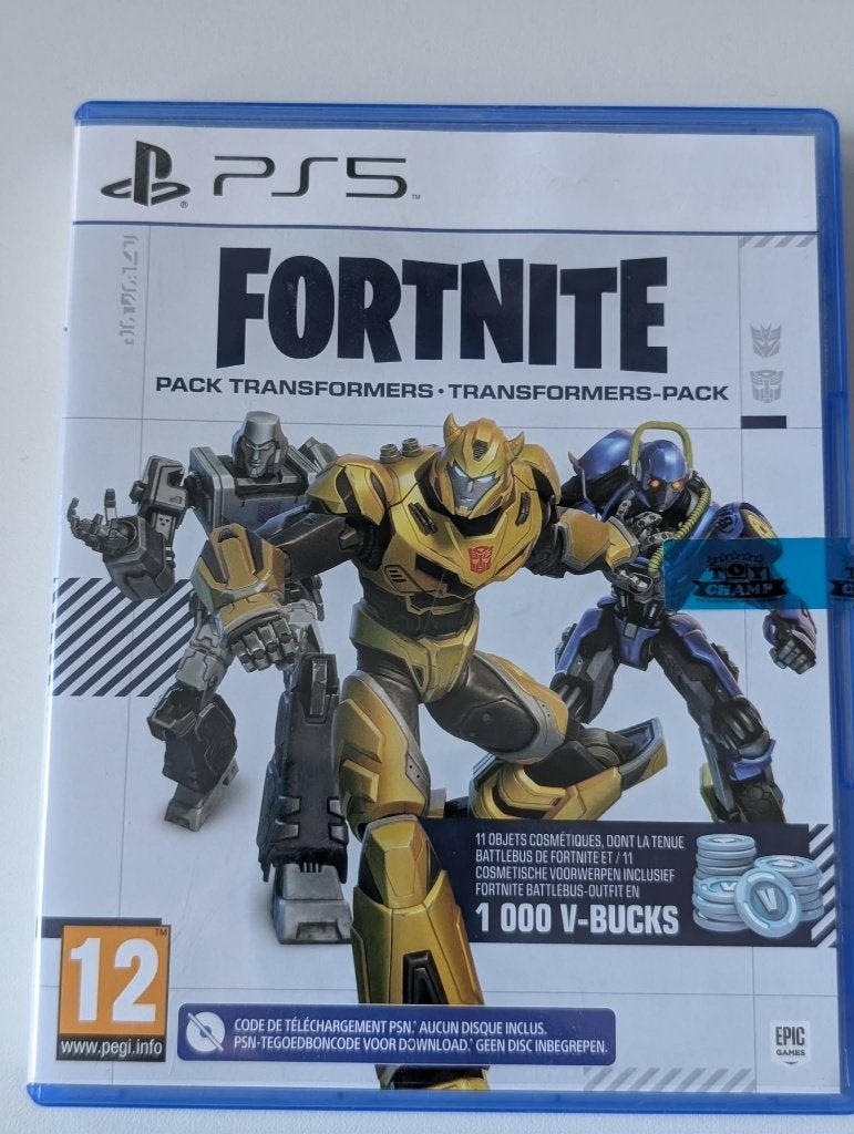 fortnite pack transformers ps5, Consoles de jeu & Jeux vidéo, Enlèvement ou Envoi, Neuf, Playstation 5