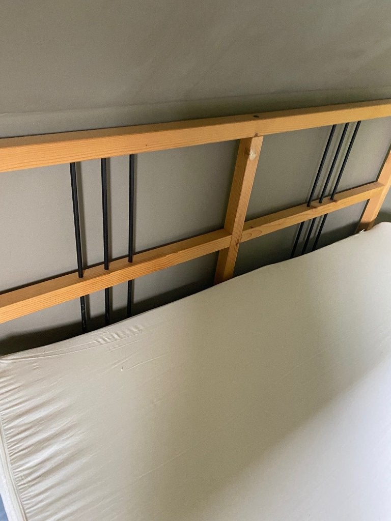 2 persoonsbed 160*200 met matras, Ophalen, Gebruikt, Tweepersoons, Matras