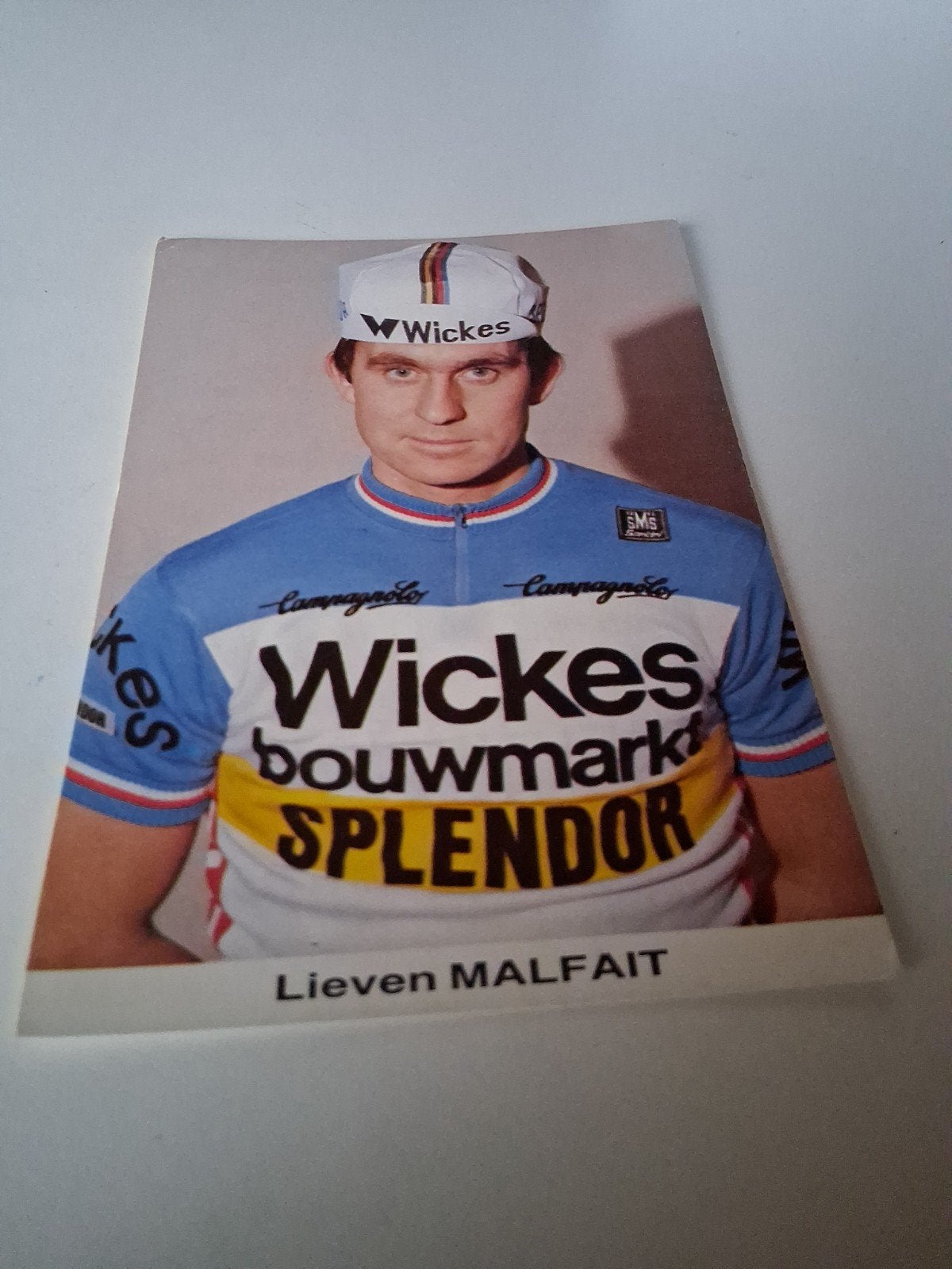 Fotokaart wielrenner Lieven Malfait, Ophalen of Verzenden, 1980 tot heden, Zo goed als nieuw