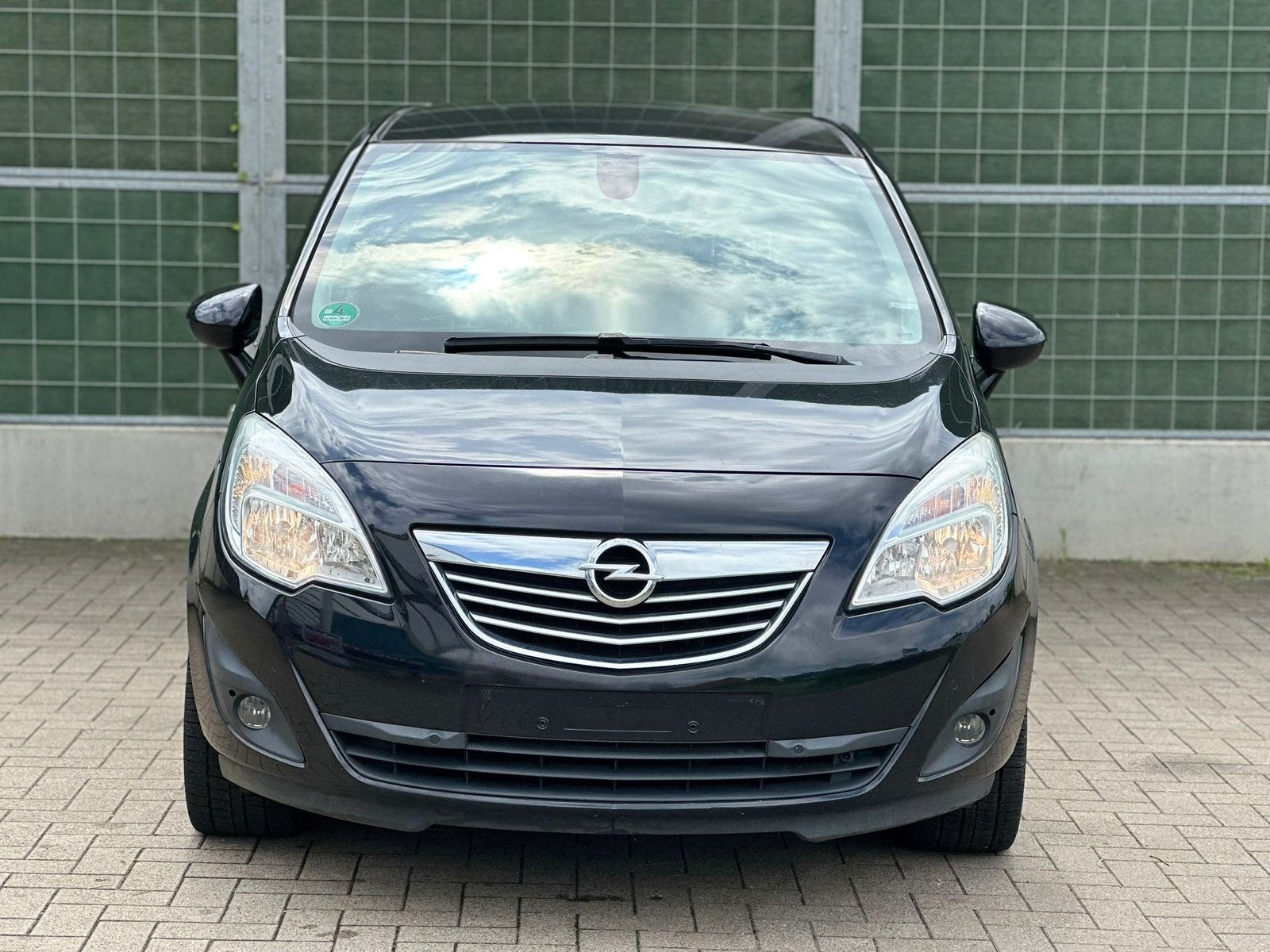 Opel Meriva 1.7 diesel, Auto's, Opel, Monovolume, Zwart, Leder en Stof, Zwart