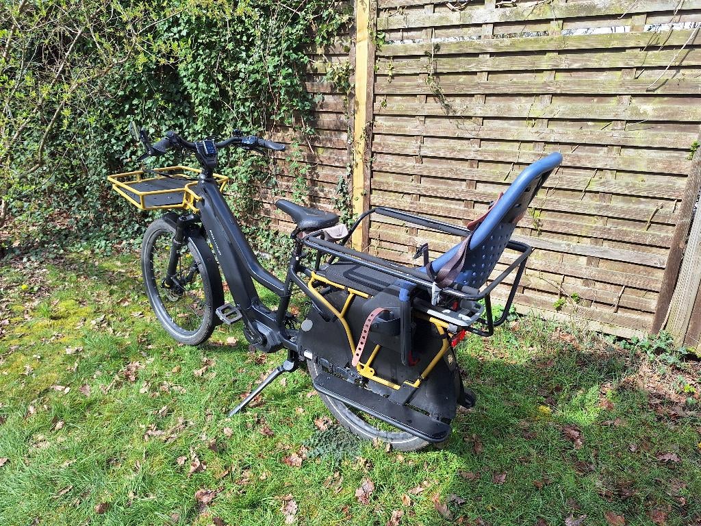 R&M Multicharger Mixte Longtail - weinig km's !, Riese & Müller, 47 à 51 cm, 50 km par batterie ou plus, Enlèvement