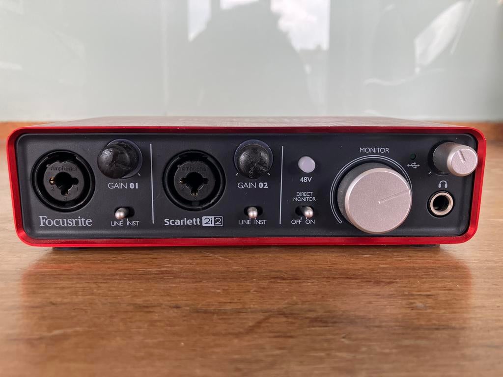 focusrite 2i2, Computers en Software, Ophalen, Gebruikt