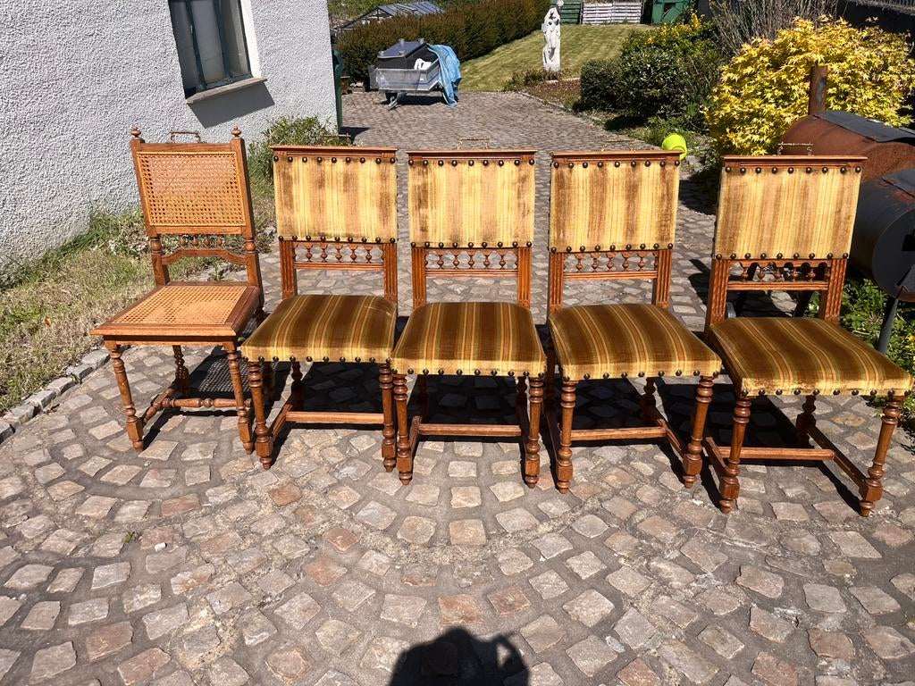 Chaises en bois, Antiek en Kunst, Ophalen
