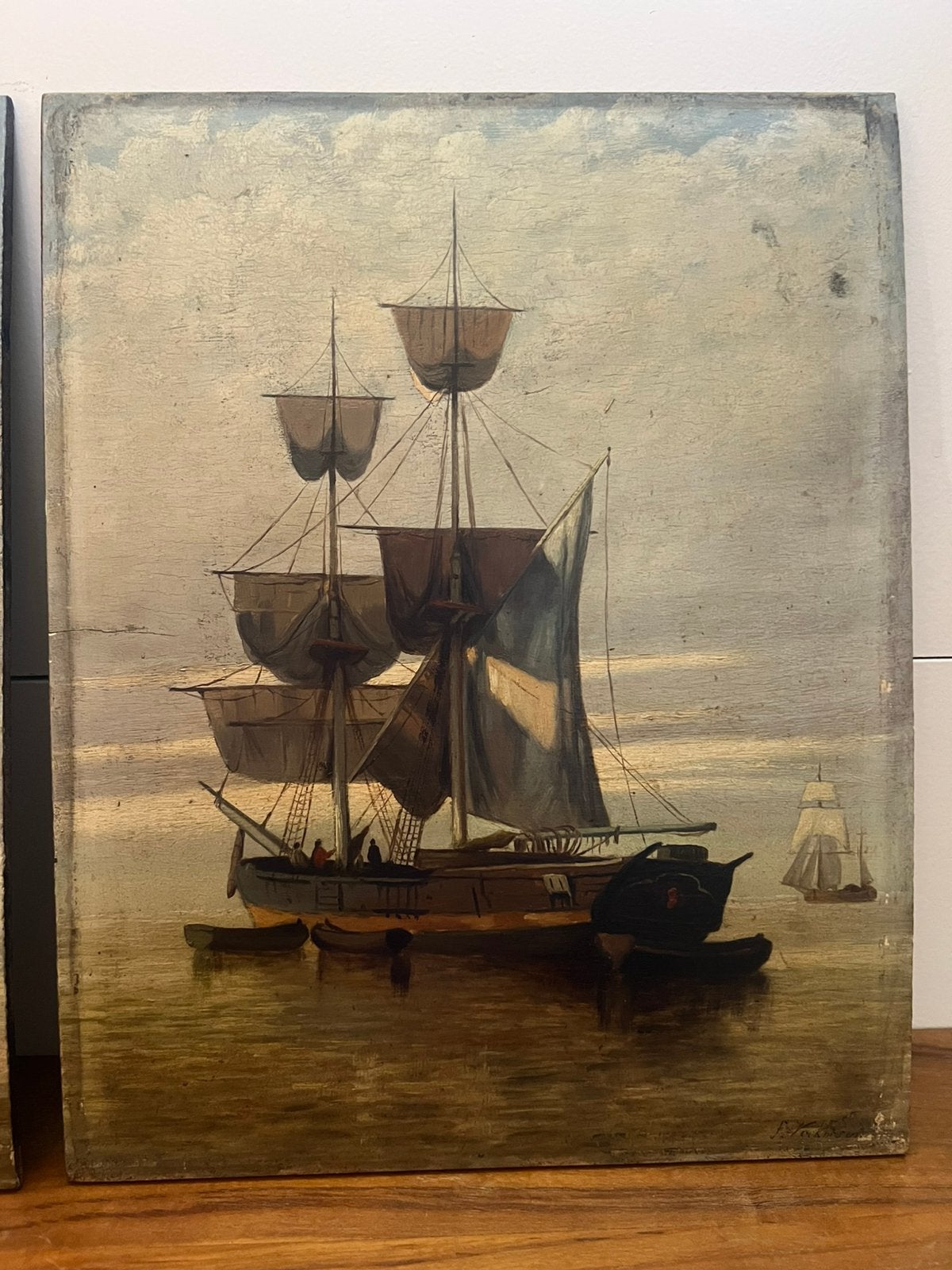 Peintures anciennes du XIXe siècle, Antiquités & Art, Art | Peinture | Abstraite, Enlèvement