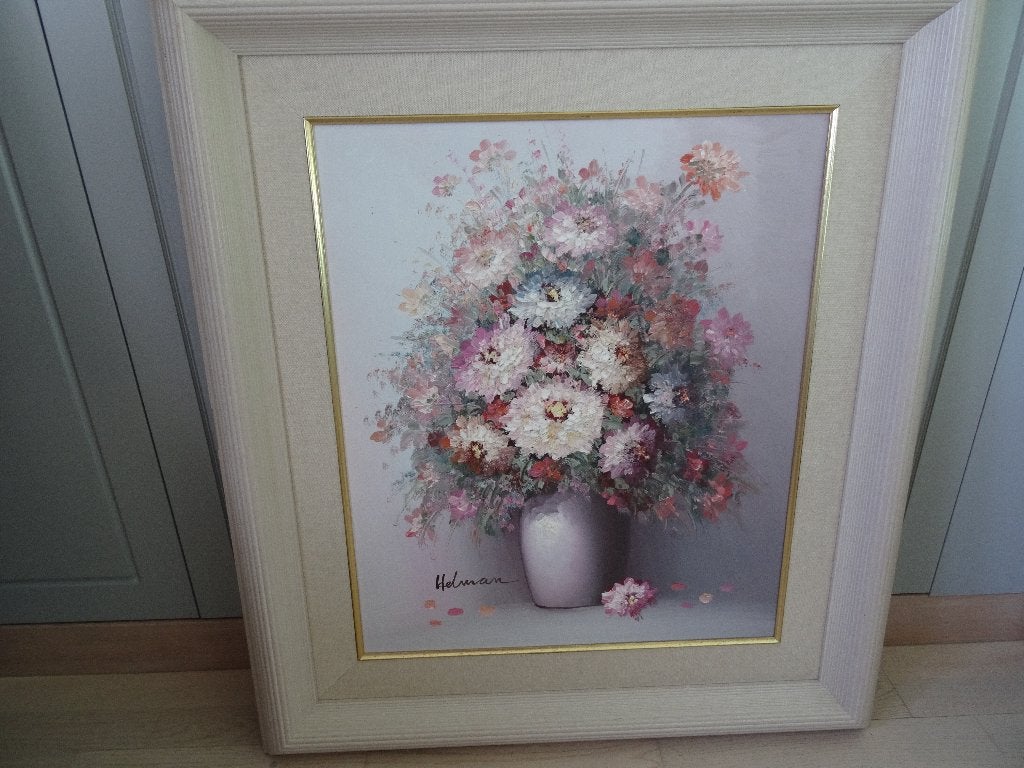 SCHILDERIJ OLIEVERF VAN "HELMAN", Antiek en Kunst, Kunst | Schilderijen | Klassiek, Doek, Olieverf, Handgeschilderd, Vintage