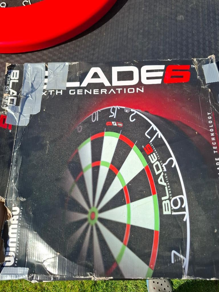 Darts blok, Sport en Fitness, Ophalen, Zo goed als nieuw, Dartbord