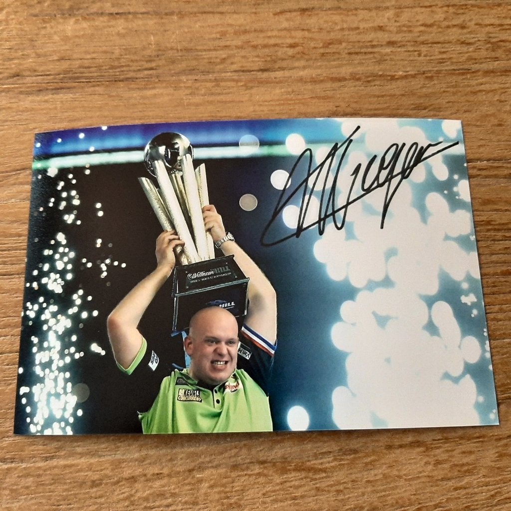 Photo dédicacée (impression) ; Michael van Gerwen # Darts, Enlèvement ou Envoi, Neuf, Autres types
