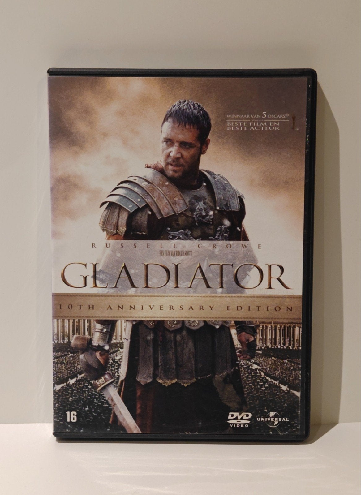 Gladiator 10th Anniversary Edition DVD Russell Crow Scott, Ophalen of Verzenden, Zo goed als nieuw, Extra's
