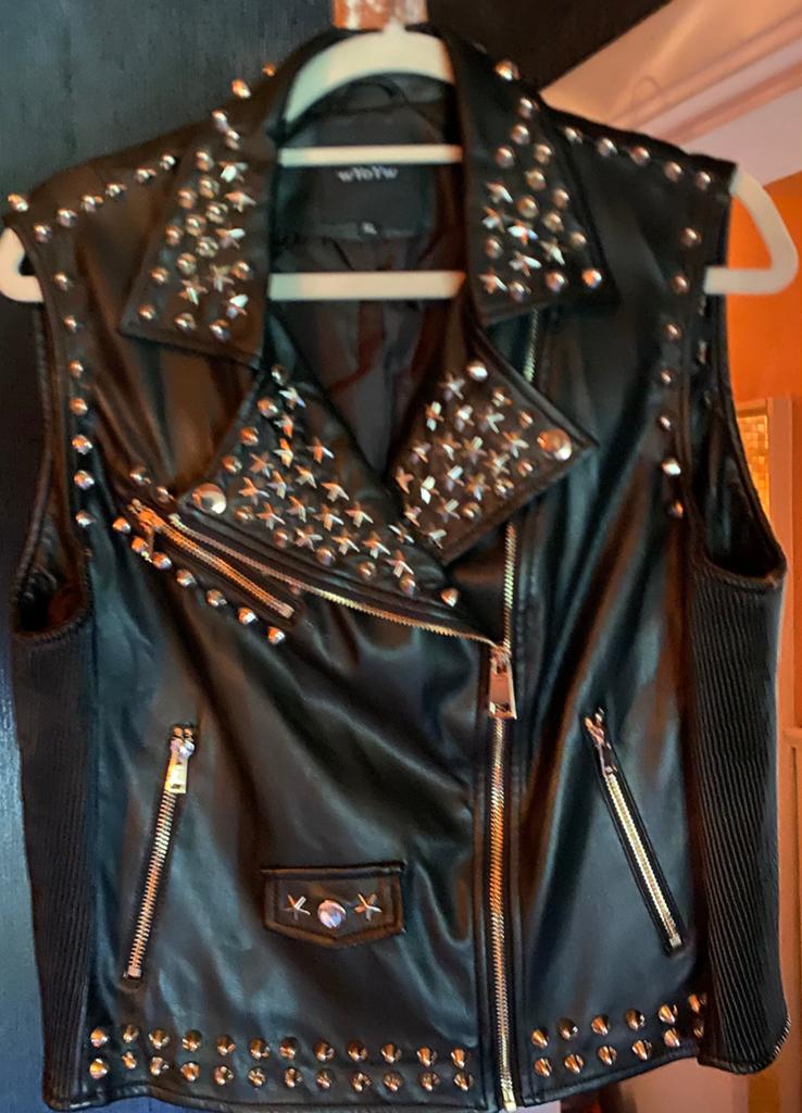 Punk/ Rock gilet, Ophalen, Zo goed als nieuw