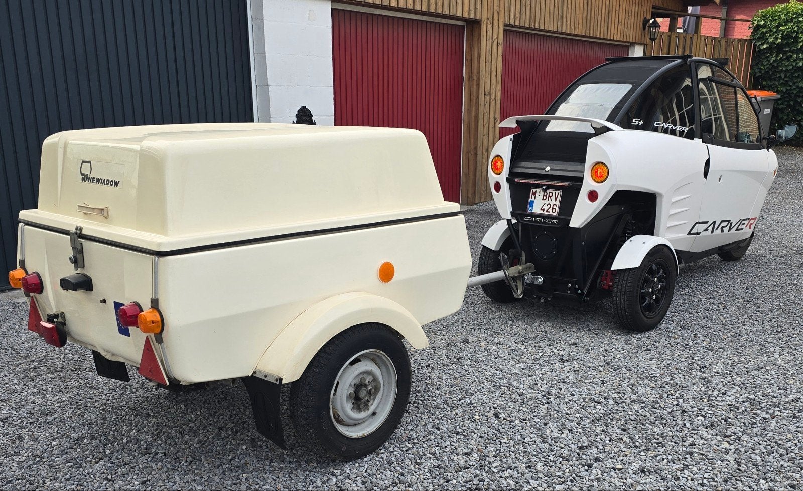 aanhangwagen  bagagewagen 100x130, Ophalen