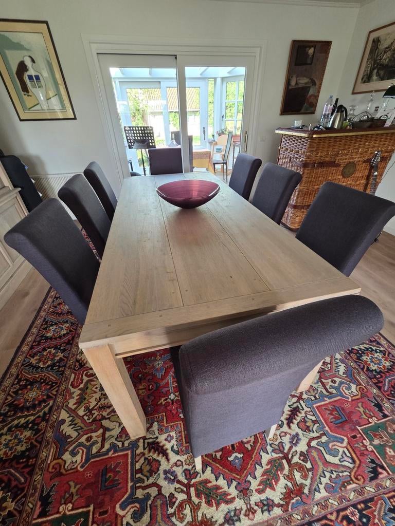 Massieve eiken tafel, Ophalen