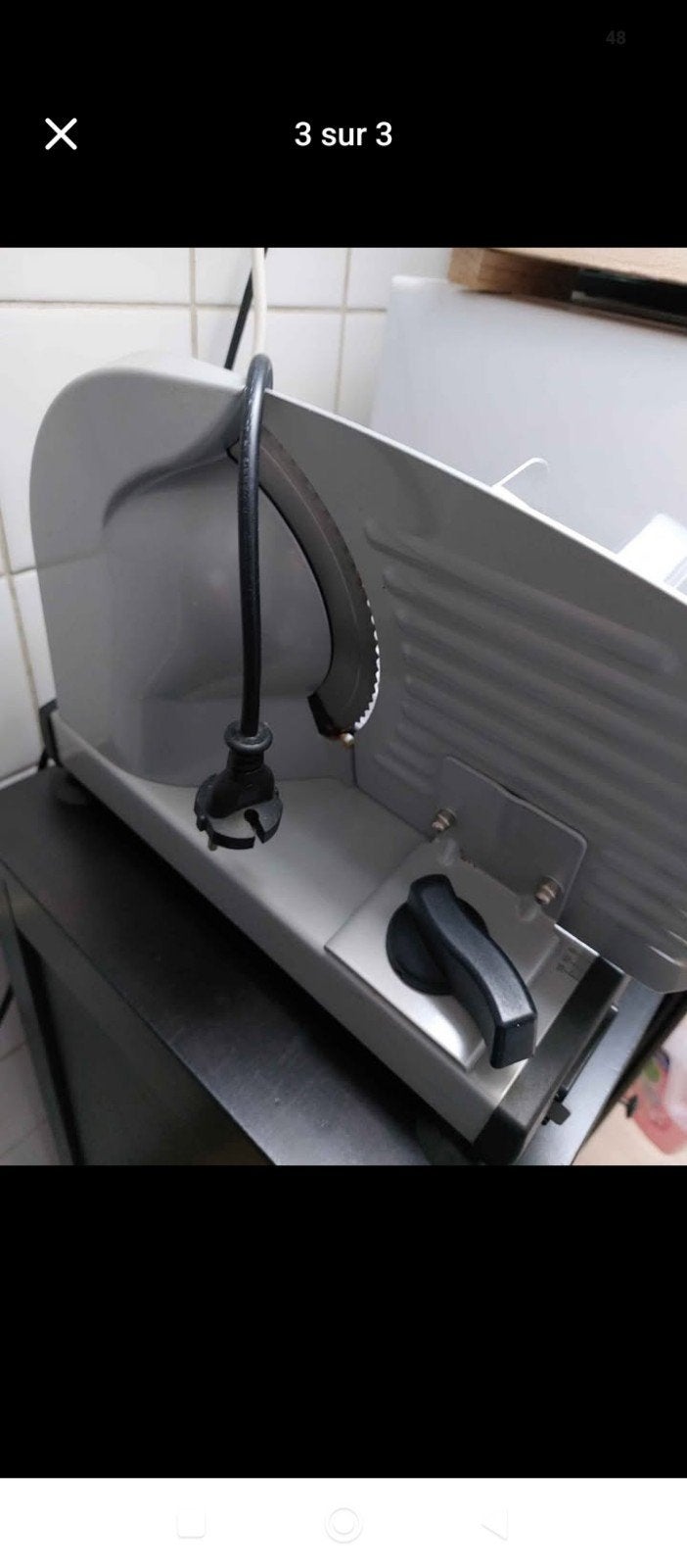 Trancheuse à jambon OSTBA en parfait état, Electroménager, Enlèvement