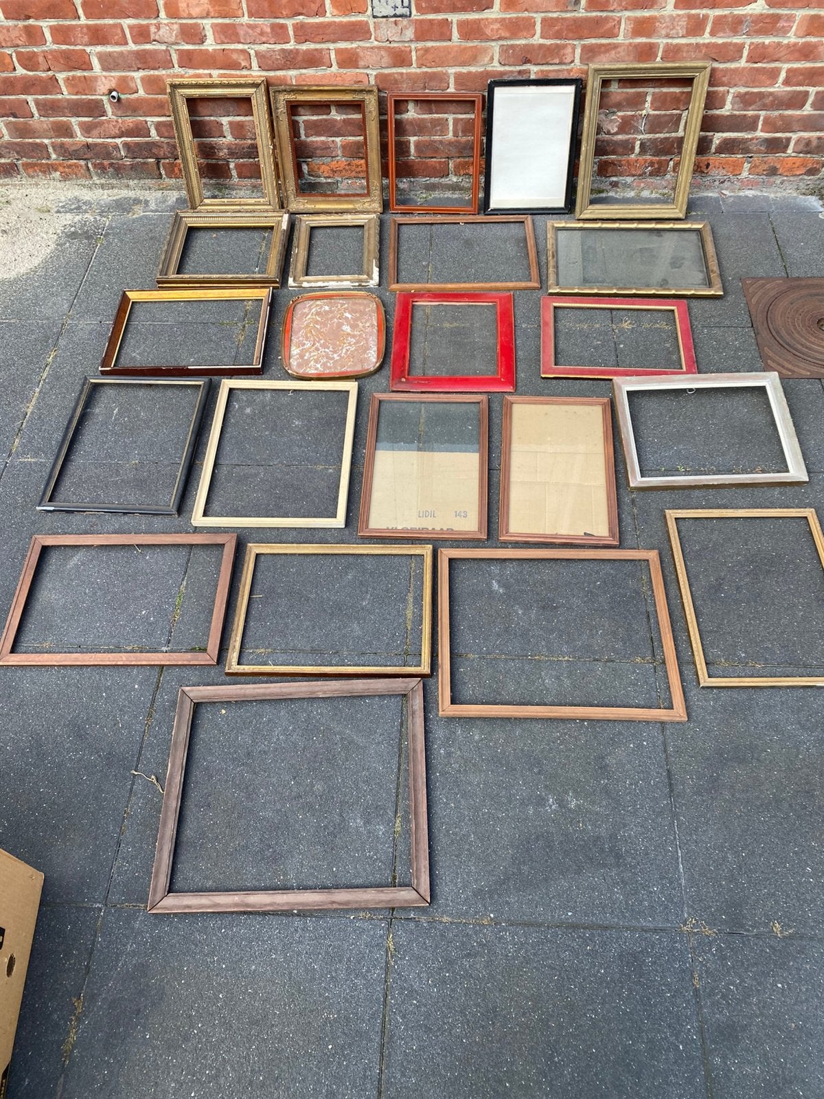 Lot antieke kaders (141), Ophalen, Gebruikt