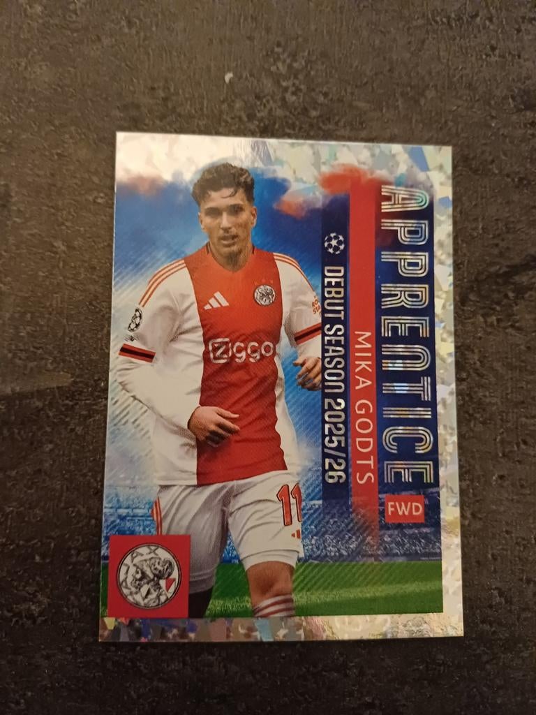 Topps (no Panini) CL 2025/2026 Mika Godts big talent Belgium, Envoi