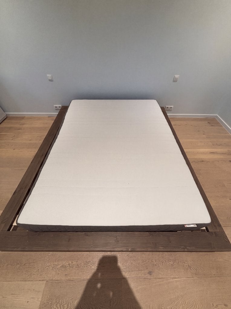 Matelas, surmatelas et sommier à lattes 160cm, Matelas, Enlèvement, Utilisé, 200 cm