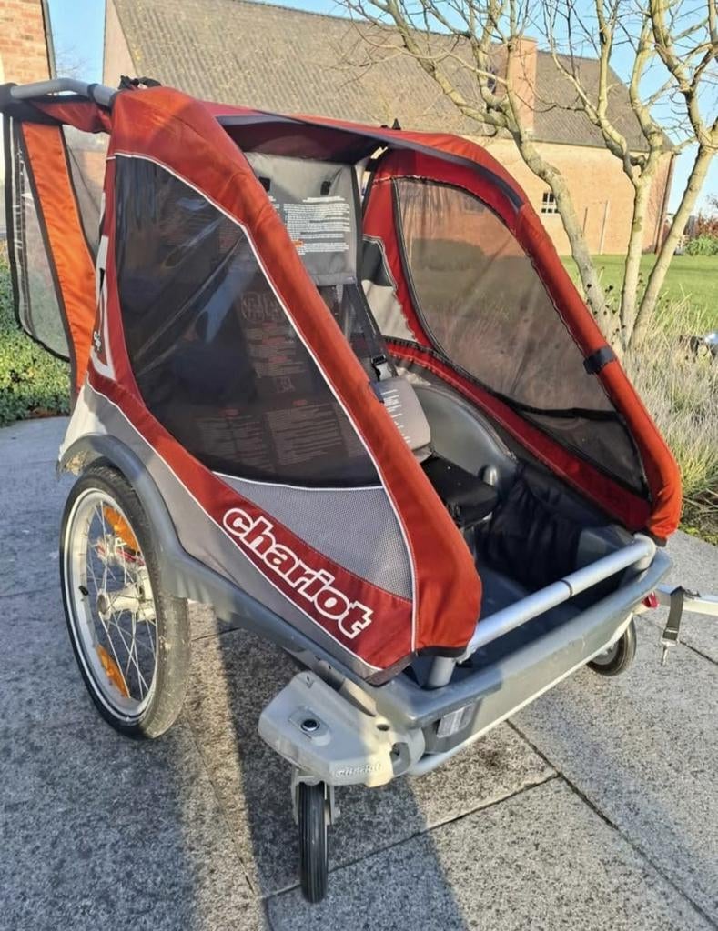 Thule Chariot Captain 2 fietskar, Fietsen en Brommers, Ophalen, Opvouwbaar, Zo goed als nieuw, Thule