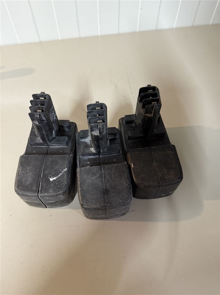 Metabo 18v Accu 2.0Ah NiCd - Zeldzaam - Set van 3, Doe-het-zelf en Bouw, Ophalen of Verzenden, Zo goed als nieuw