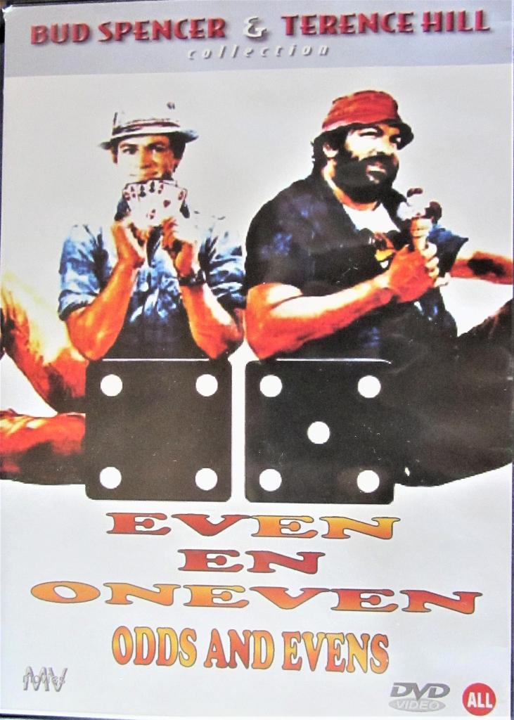 DVD KOMEDIE- ODDS AND EVENS (TERENCE HILL- BUD SPENCER), Cd's en Dvd's, Alle leeftijden, Ophalen of Verzenden, Zo goed als nieuw