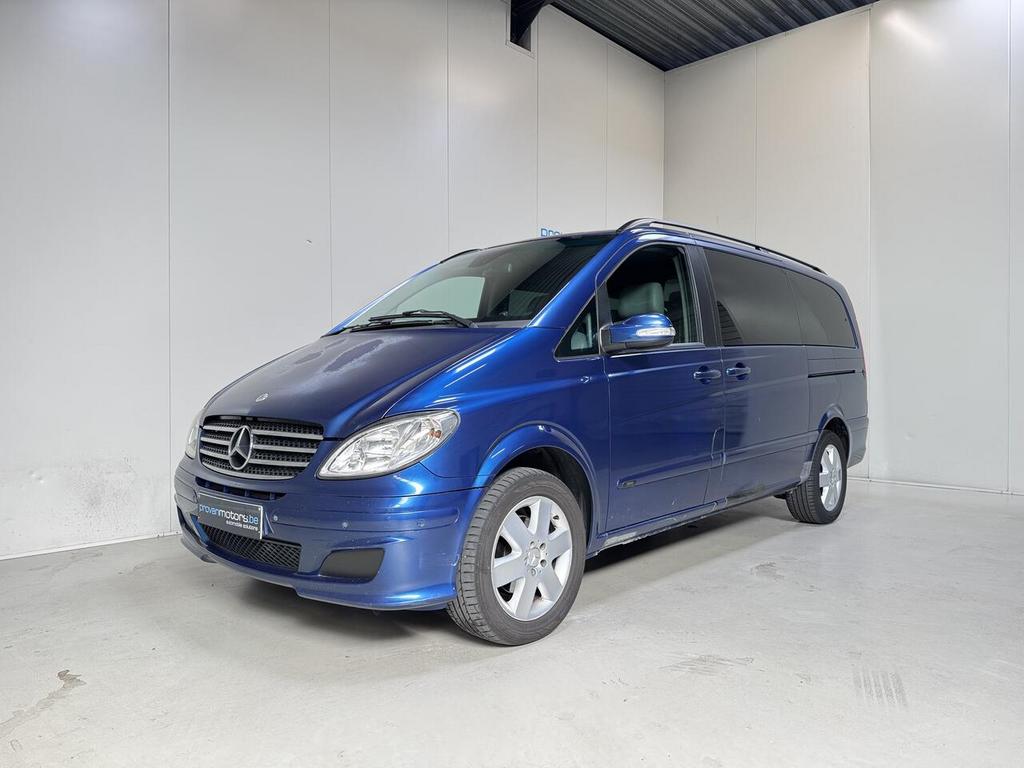 Mercedes-Benz Viano 2.2 CDI Autom. 5 pl - Dub.Cab - Lichte, Auto's, 4 deurs, Zwart, Leder en Stof, Mercedes-Benz