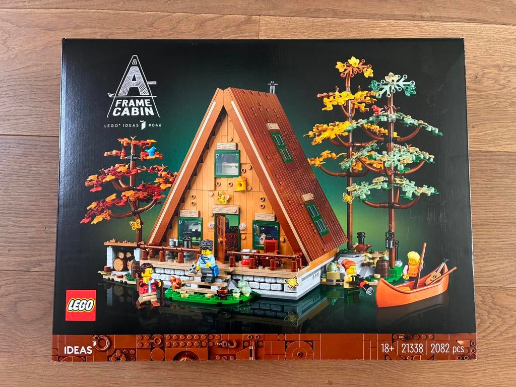 Lego ideas 21338 - A frame cabin, Ophalen of Verzenden, Zo goed als nieuw, Lego, Ideas
