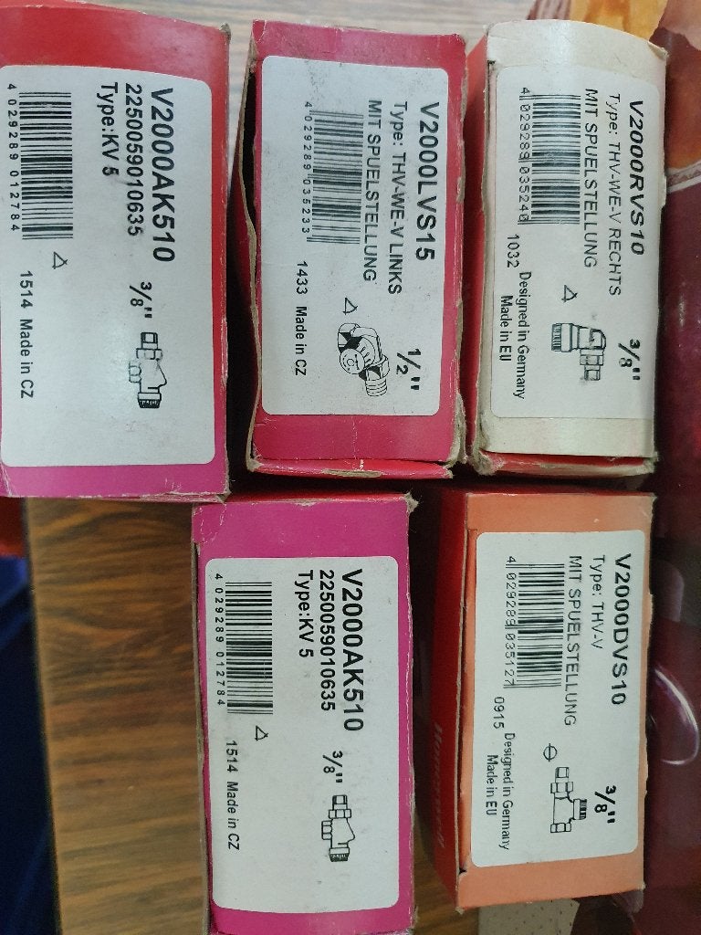 Vannes thermostatiques Honeywell (plusieurs modeles ), Ophalen, Nieuw