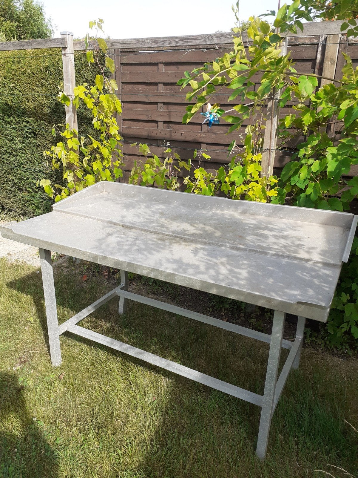 RVS werktafel, Tuin en Terras, Tuintafels, Ophalen, Rvs