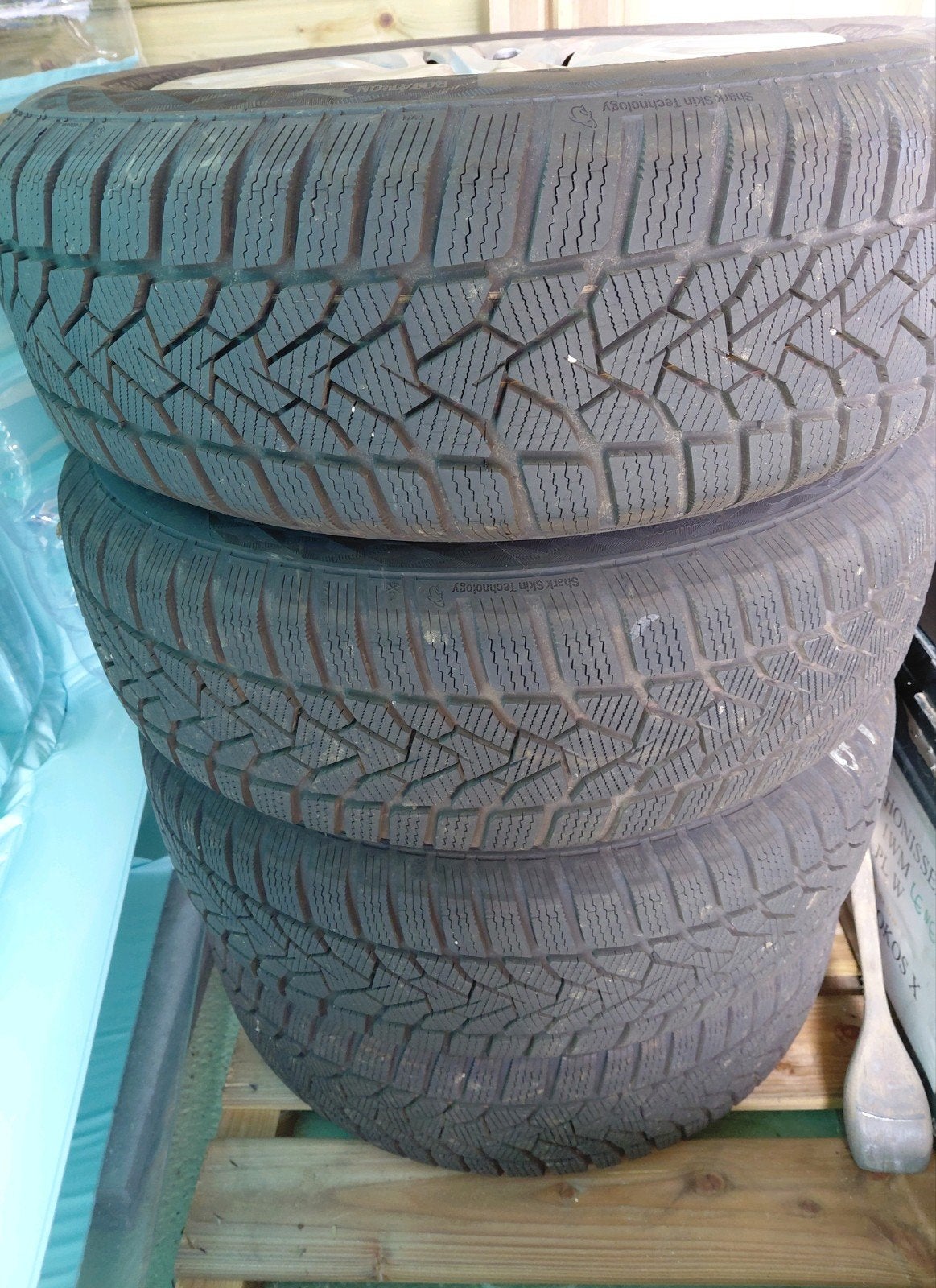 Winterbanden op velg, Autos : Pièces & Accessoires, Pneus & Jantes, 15 pouces, Pneus et Jantes, Pneus hiver, Véhicule de tourisme