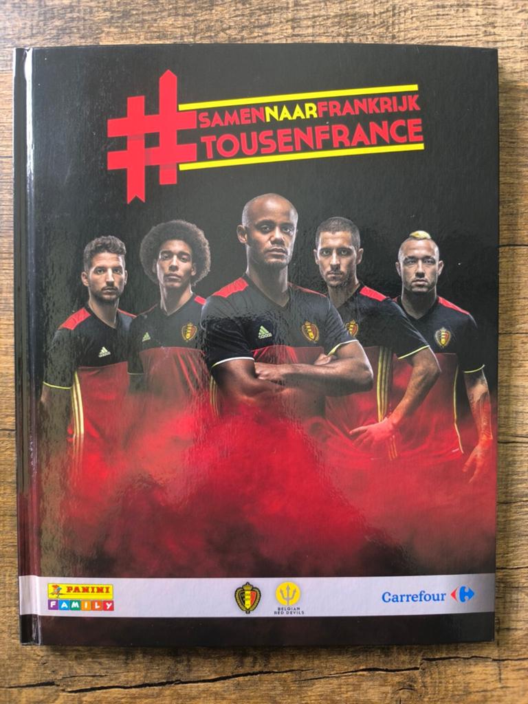 Album complet d'autocollants Panini Belgian Red Devils 2016, Enlèvement ou Envoi
