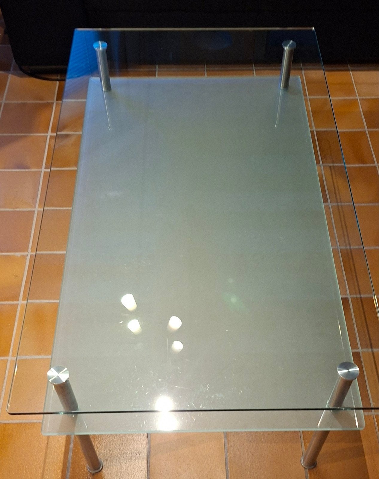 glazen salon tafel, Ophalen, Glas